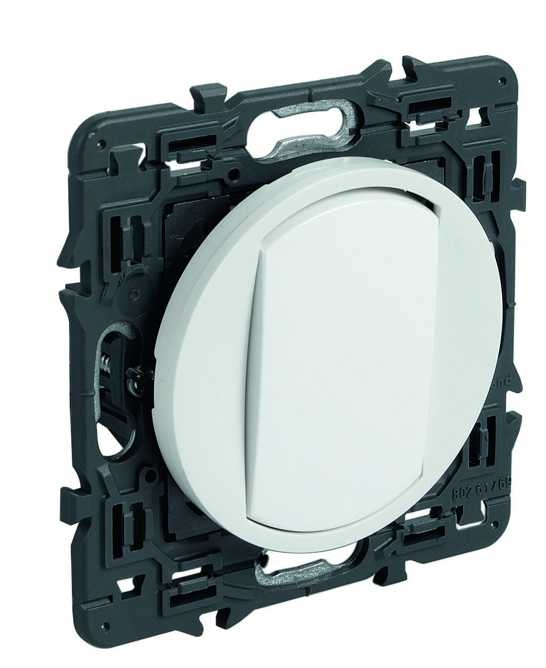 Voyant témoin Mosaic 230V - Pour poussoir et interrupteur - Composable - Blanc