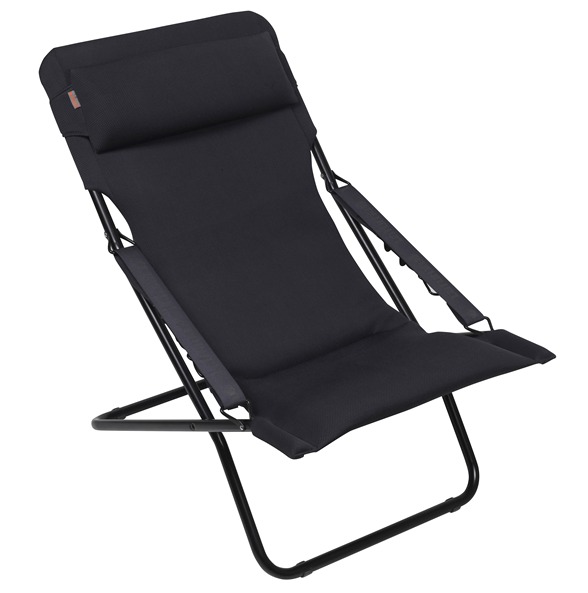 Chaise longue transabed xl plus air comfort - new acier - LAFUMA