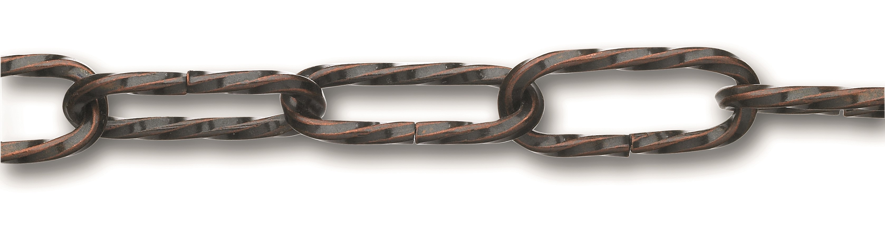 Chaîne non soudée torsadée pour lustrerie ∅ 2,2 mm L.1,5 m - CHAPUIS