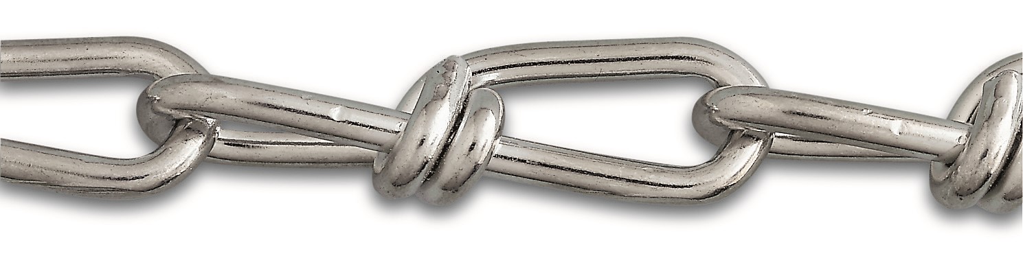 Chaîne non soudée maille nouée  Ø 2.7 mm L.2.5 m - CHAPUIS