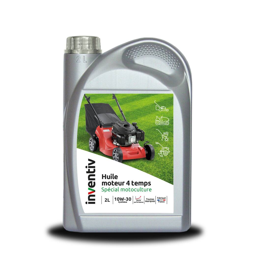 Lubrifiant spécial moteur 4 temps motoculture 2L - INVENTIV