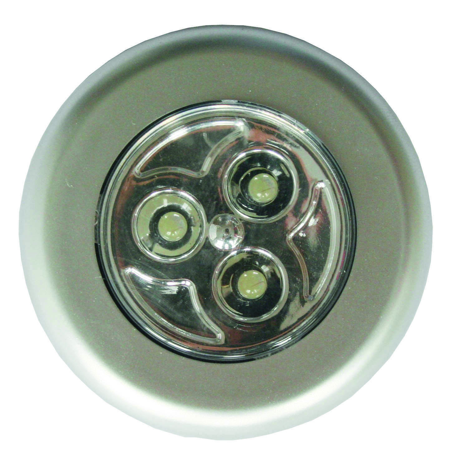 Eclairage placard 3 leds - bouton poussoir