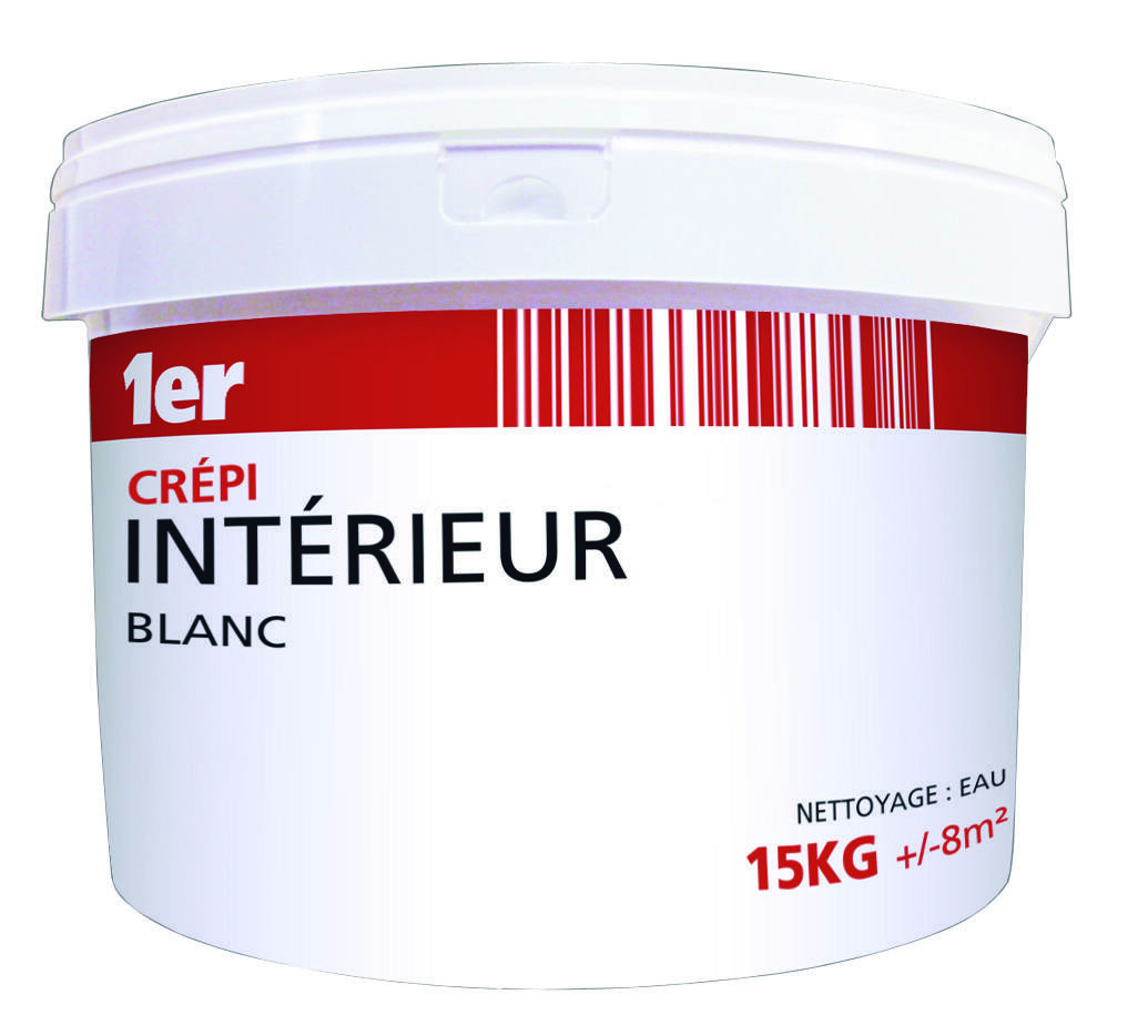 Crépi intérieur décollable blanc 15 kg - 1ER