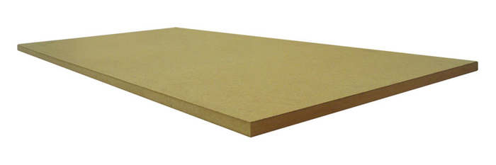 Panneau de bois MDF prédécoupé intérieur 120x40x0,3cm