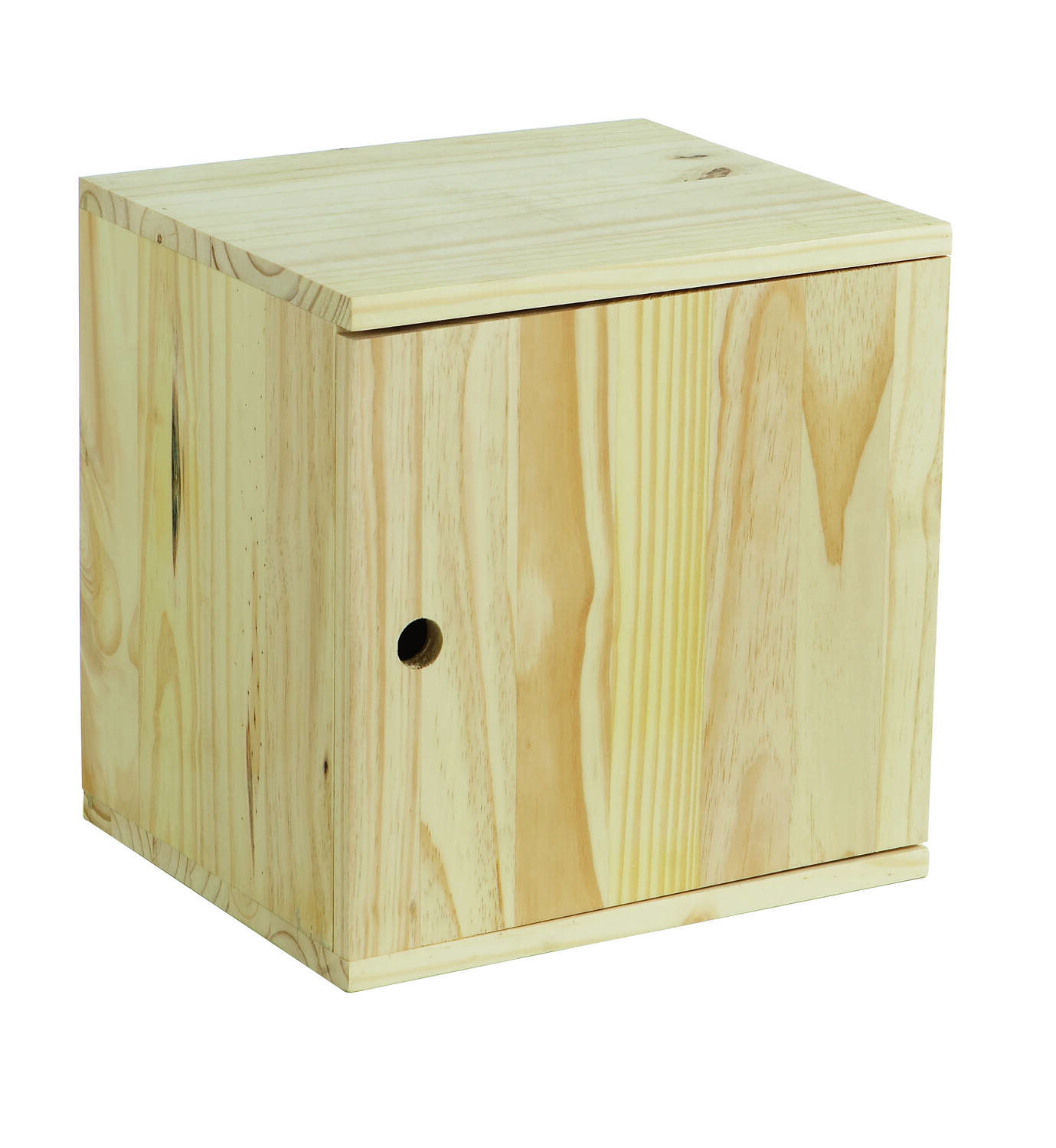 Meuble 1 porte en pin modulable - SERVARY