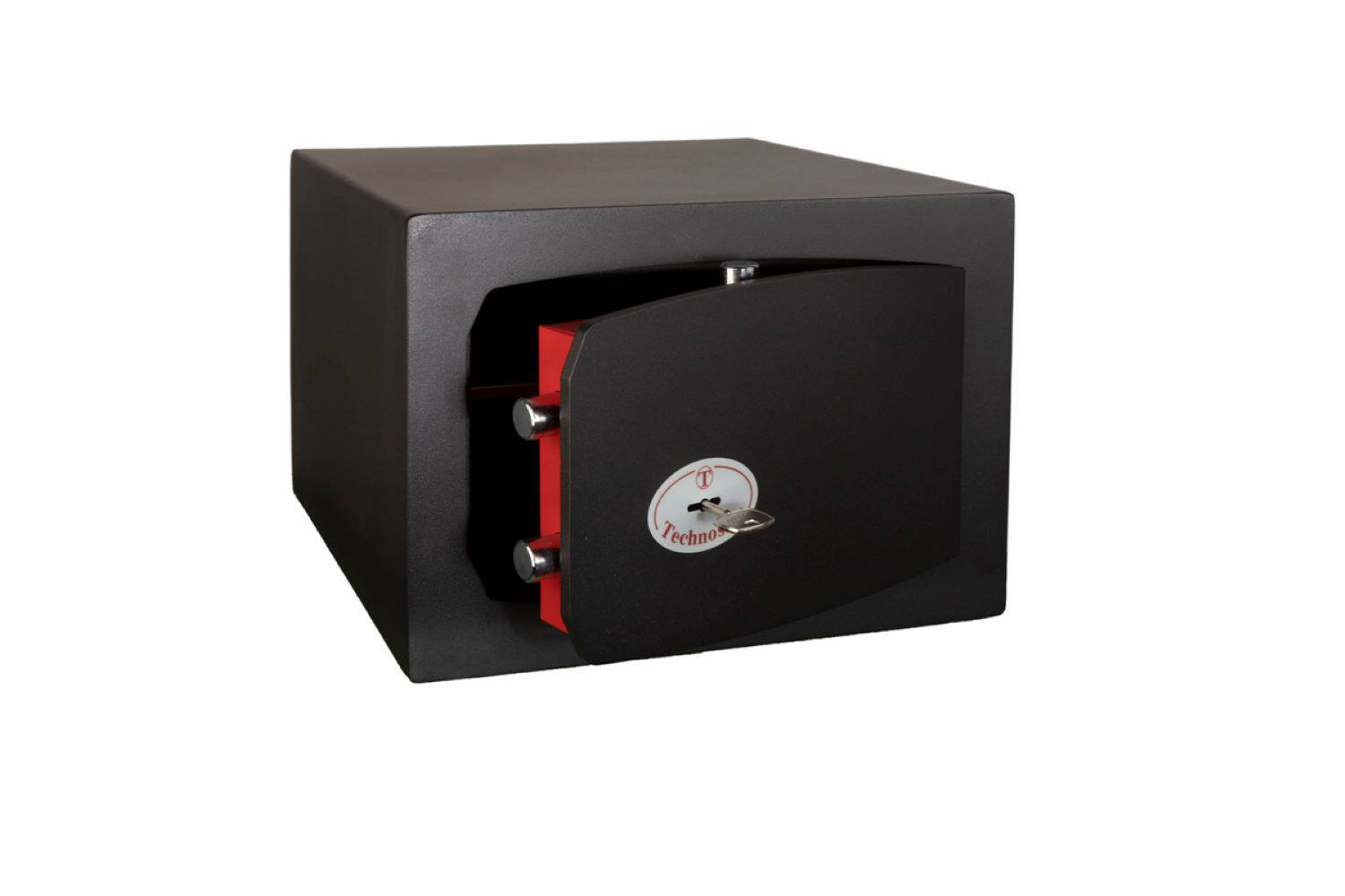 Coffret de sécurité à poser à clefs 30L noir - TECHNOSAFE