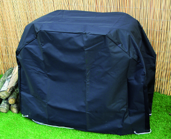 Housse rectangulaire barbecue noire - 91 x 55 x 53 cm - IDEAL GARDEN