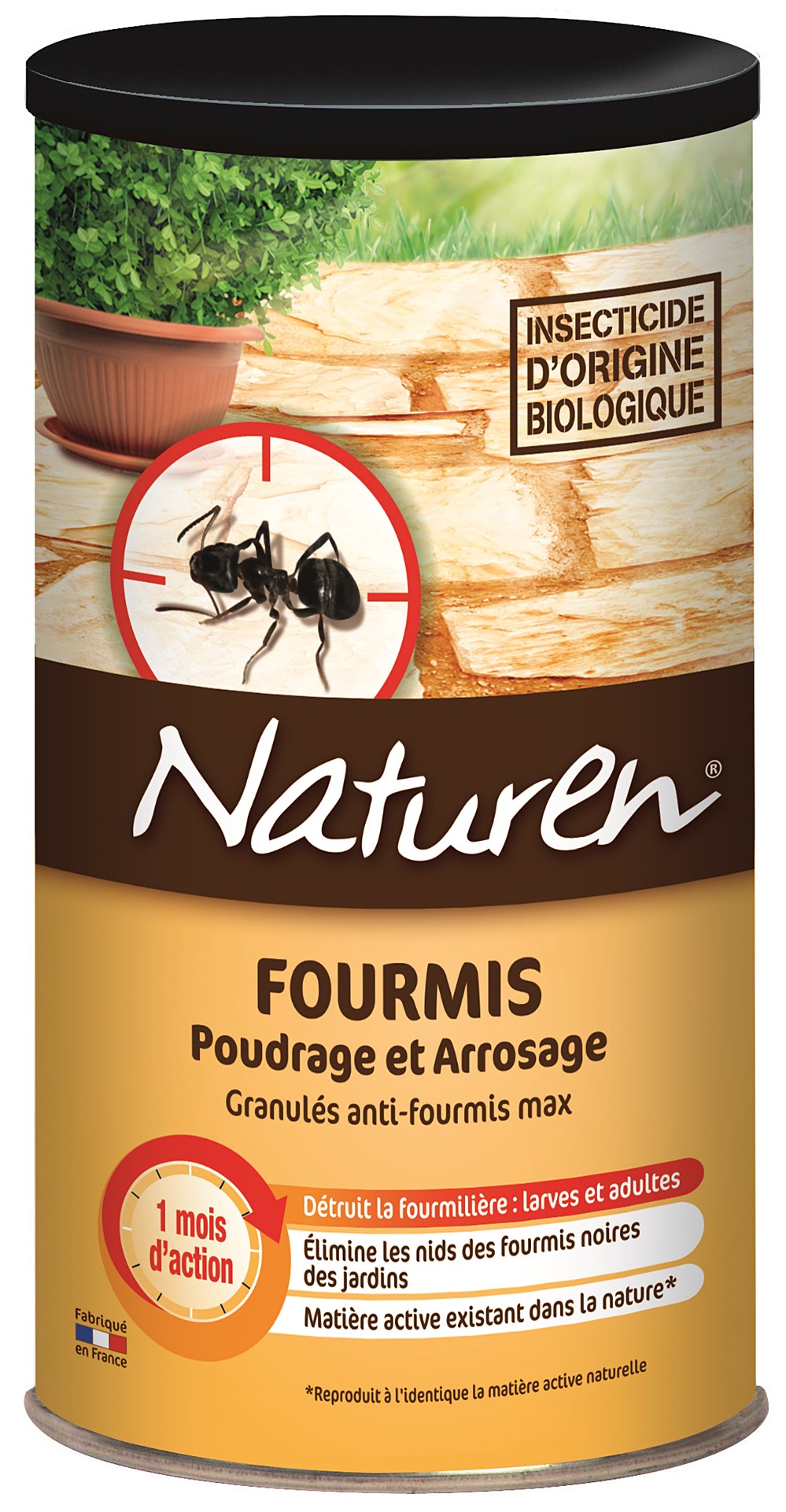 Anti-fourmis poudrage et arrosage 200g (insecticide d'origine biologique) - Naturen