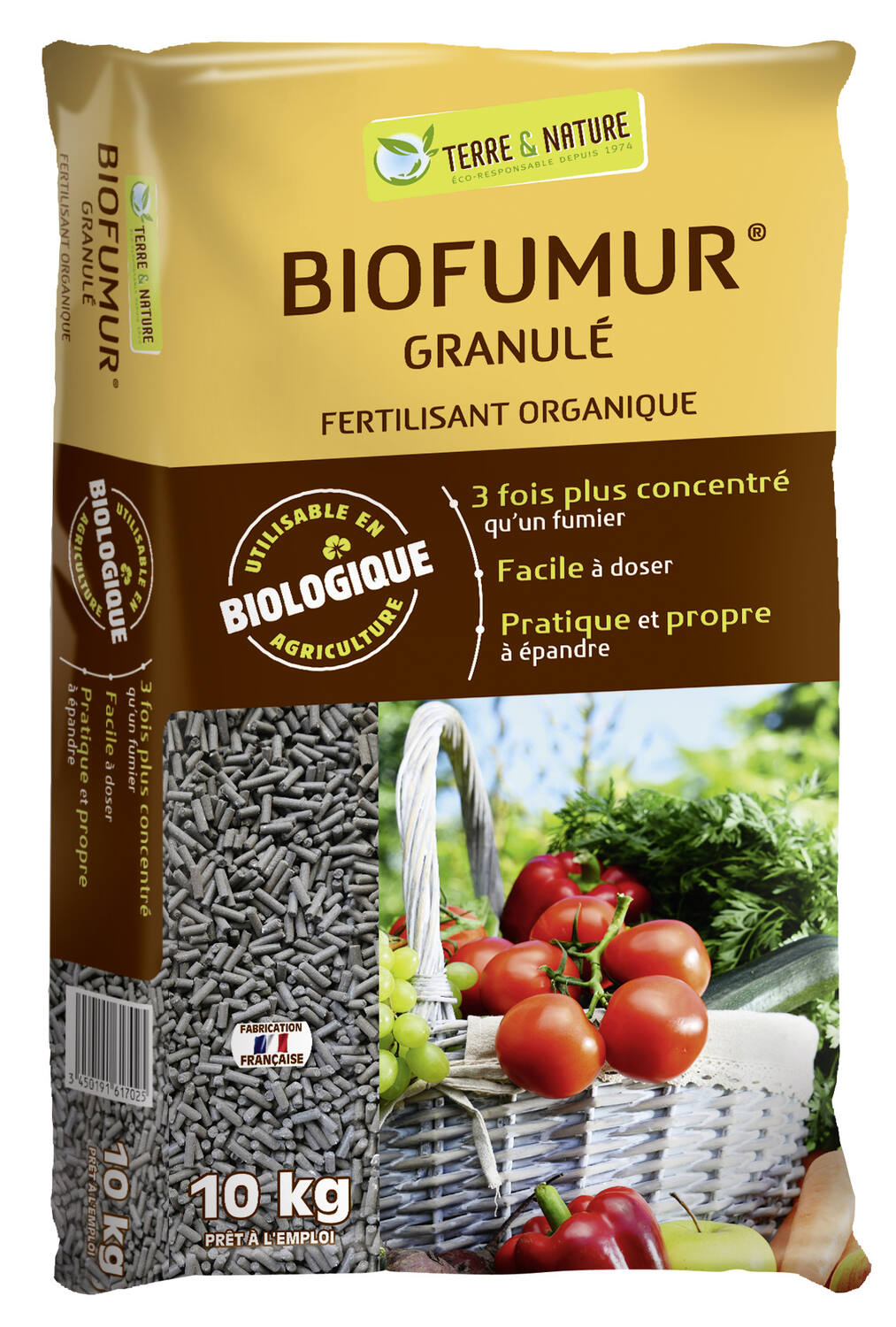 Biofumur Granulé, fertilisant organique