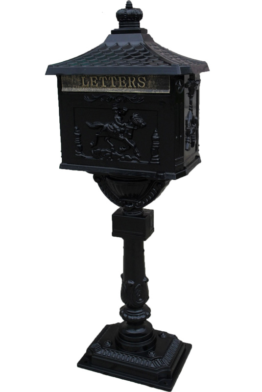 boite aux lettre nostalgie anglaise noire - CKW