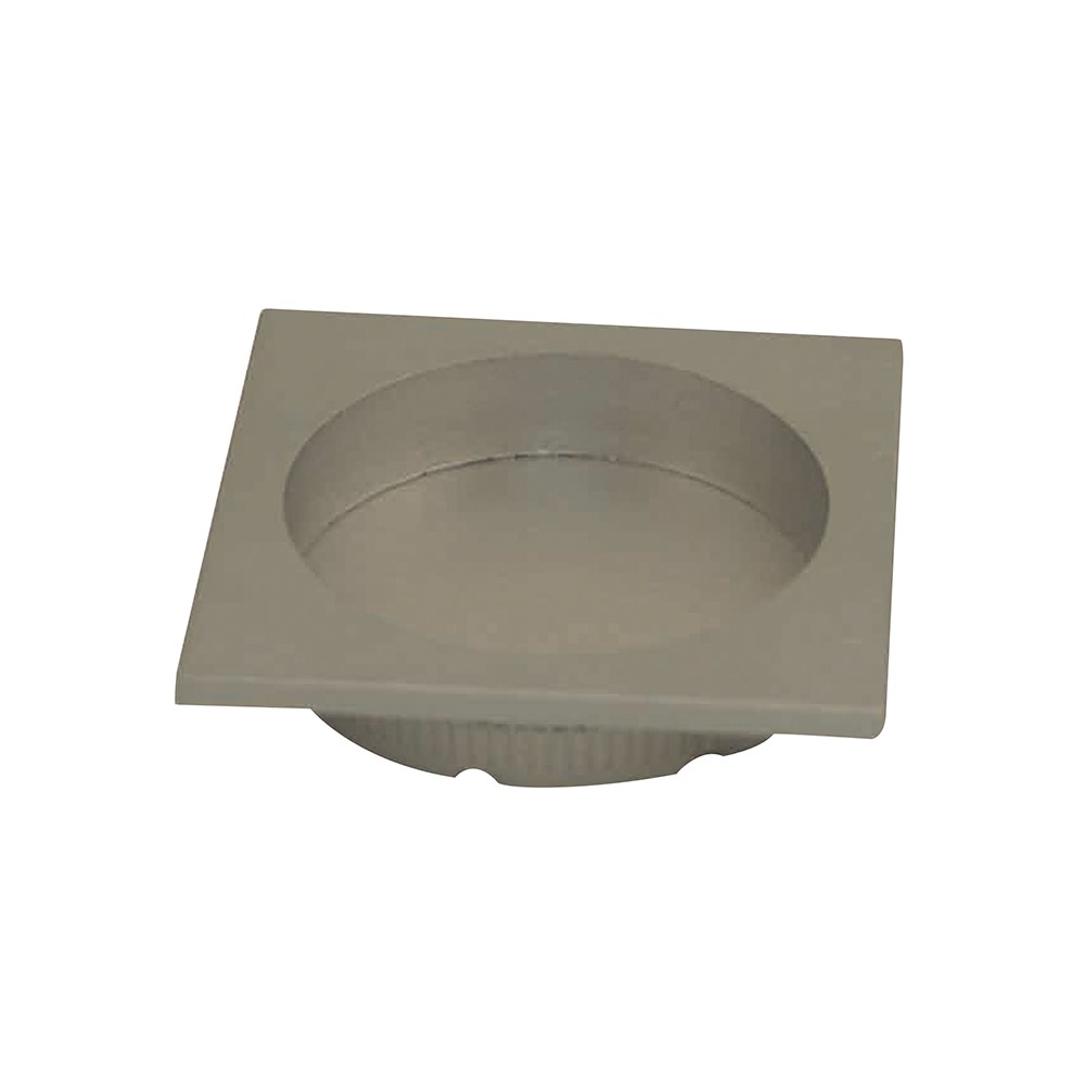 Poignées pour porte à galandage Carré en nickel - CHRISLIGNE