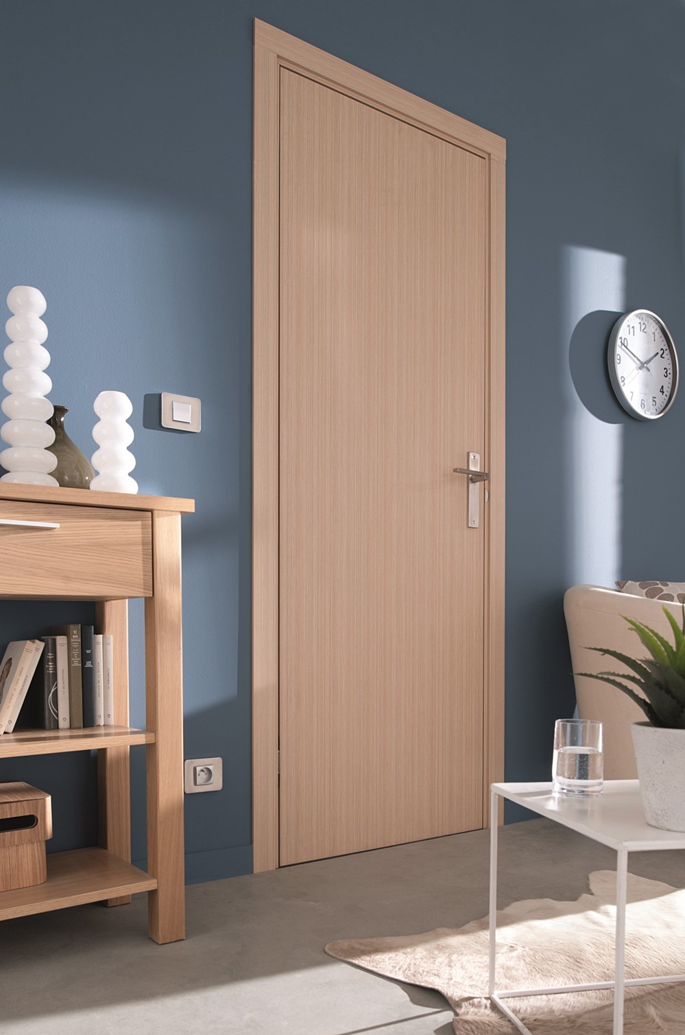 bloc porte miro clair chene 204x73 - REIVILO