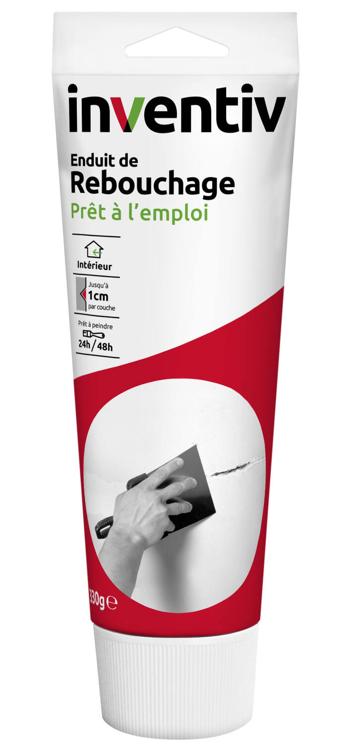 Enduit de rebouchage pâte 330gr - INVENTIV