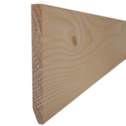 Plinthe bord droit sapin nord