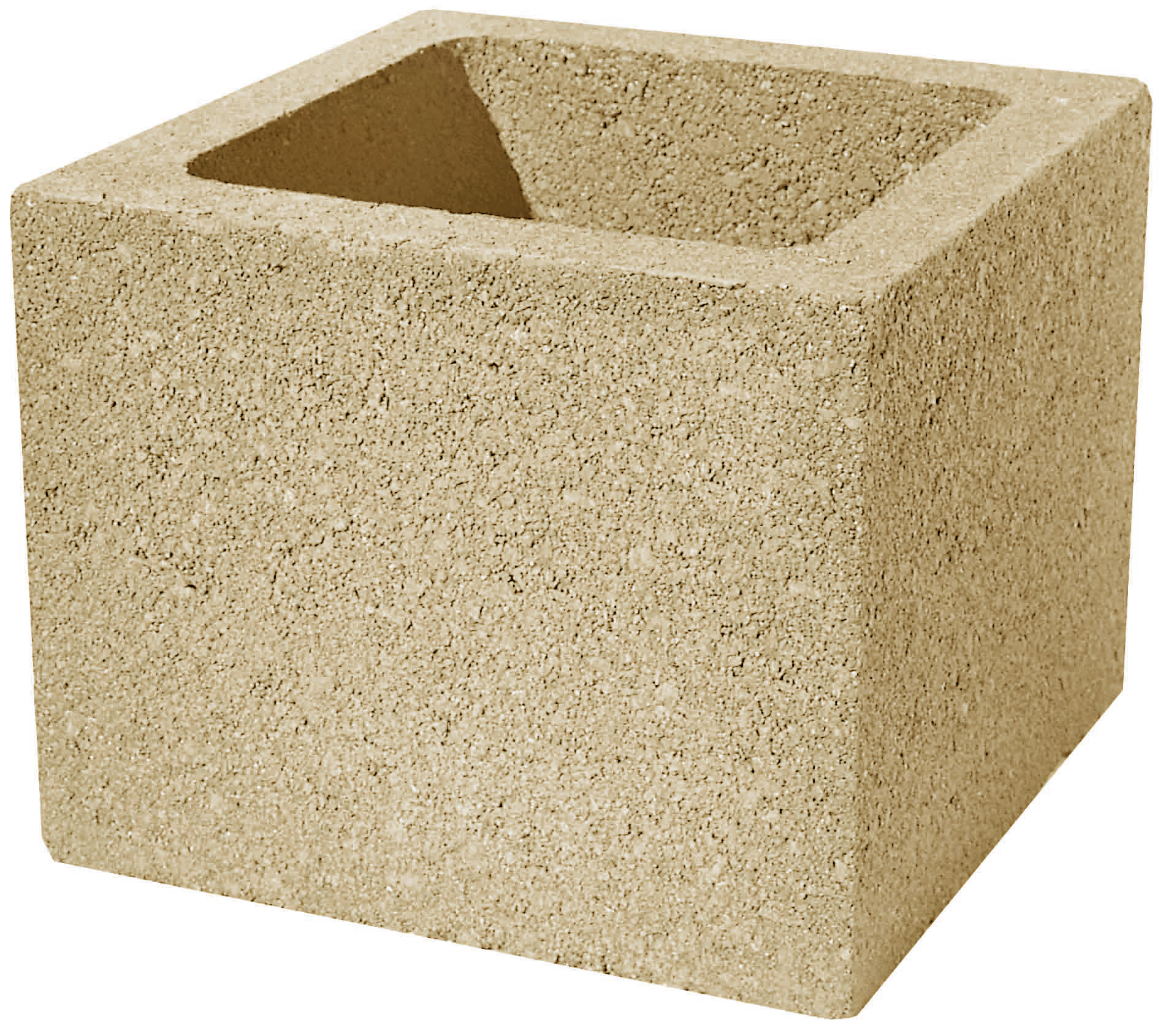 pilier teinté sable 20 x 20 
