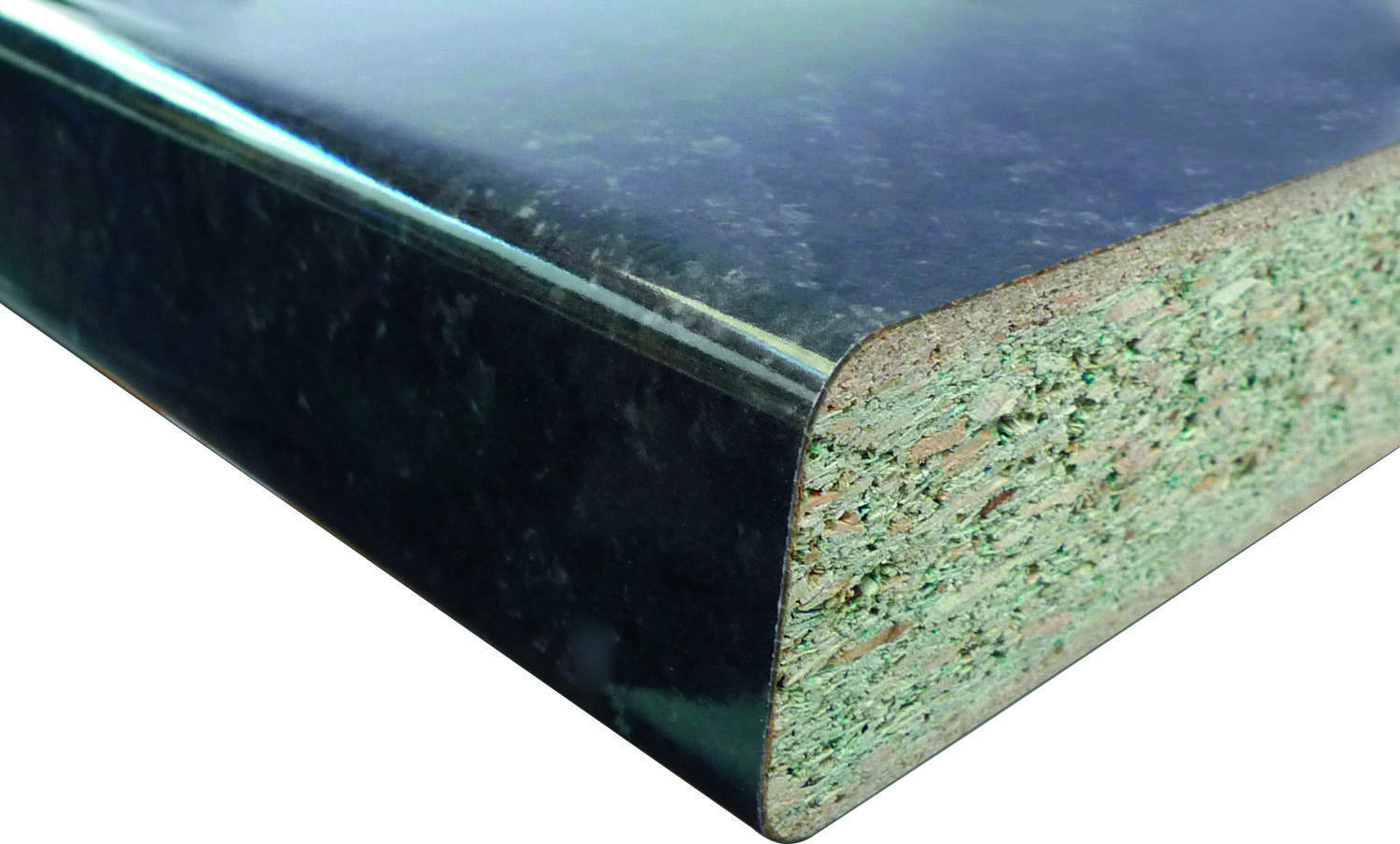 Plan de Travail Stratifié HPL Granit Noir 304x64,5x3,8cm - SUP BOIS