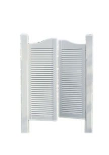 Porte western laquee blanc 78 cm - LEVIGNE