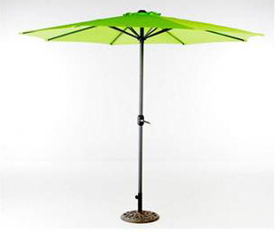 parasol droit 3 m - vert anis
