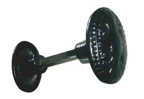 Bouton olive marguerite alu noir - CHAINEY