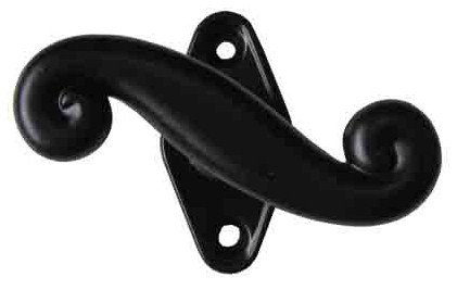 Crémone coq fer noir pour fenêtre - CHAINEY