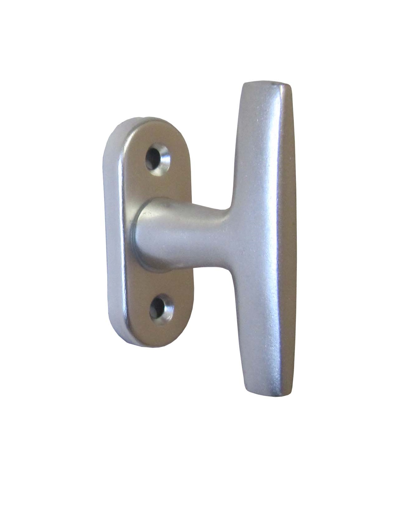 Bouton fenêtre alu argent - CHAINEY