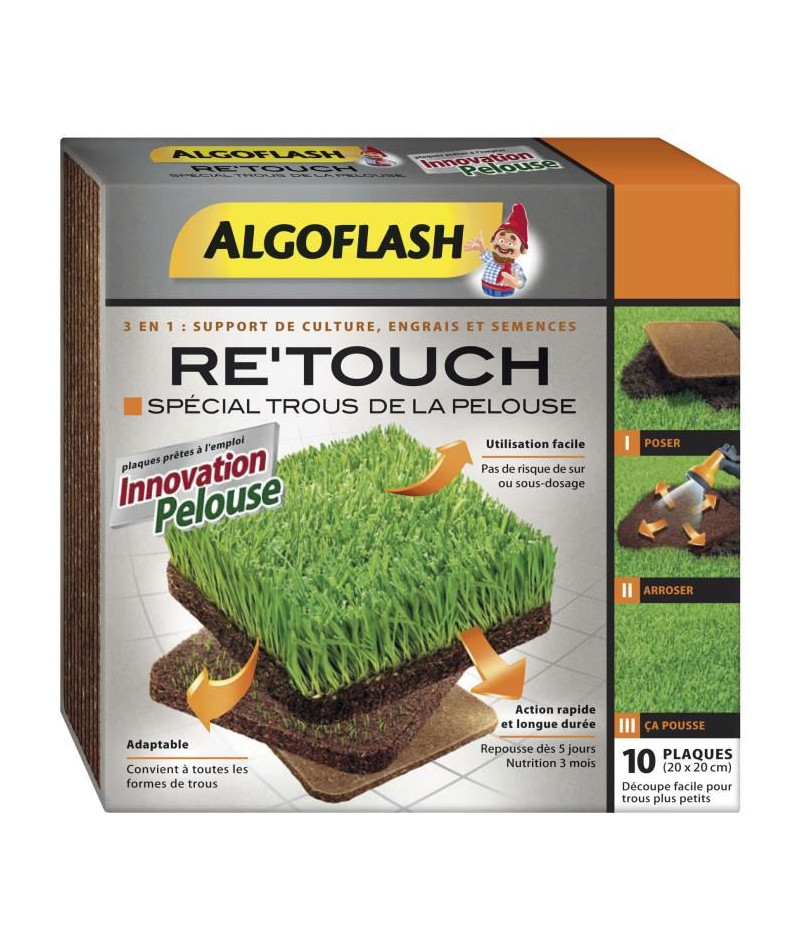 10 plaque de semences + engrais + tourbe de coco pour réparation trous - .B