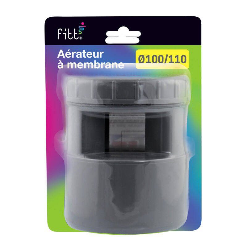 Aérateur à membrane pvc ø 100 110 ss blister - INTERPLAST