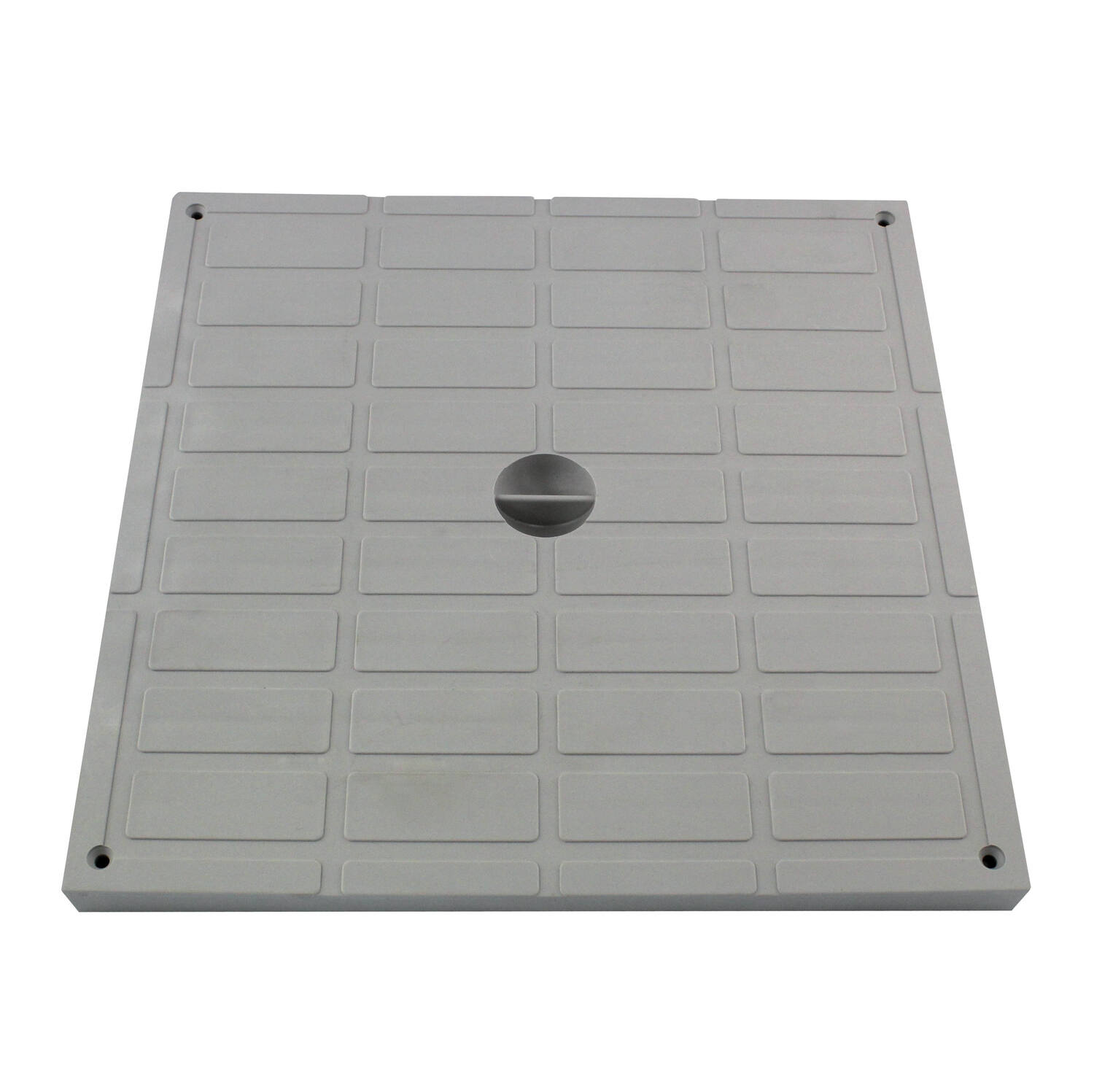 Couvercle de regard Polypropylène 30x30cm Gris - INTERPLAST