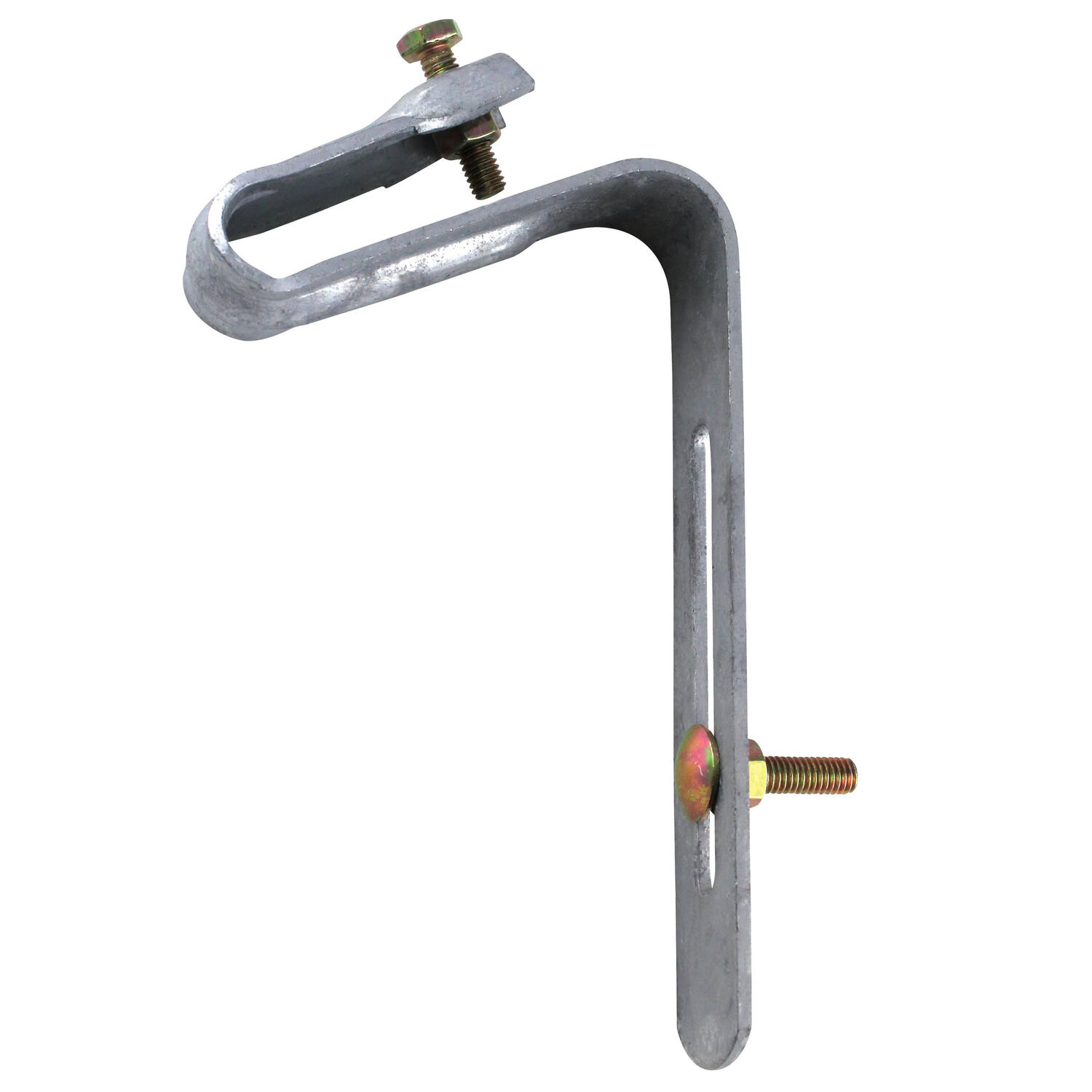 étrier galvanisé sans plaque pour plaque ondulée avec visserie 6 x 25 mm - INTERPLAST