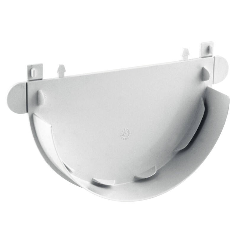 fond gouttière universel pvc 25 blanc - INTERPLAST