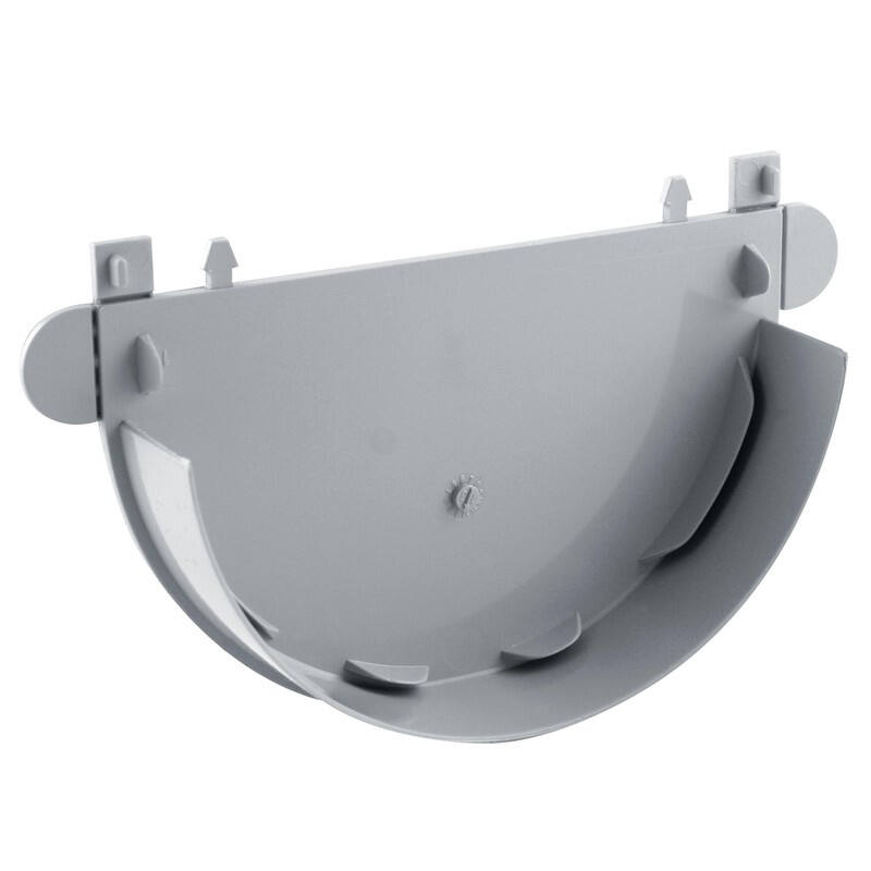 fond gouttière universel pvc 25 gris à coller - INTERPLAST
