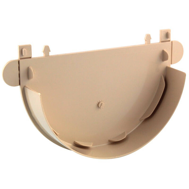 fond gouttière universel pvc 25 sable à coller - INTERPLAST