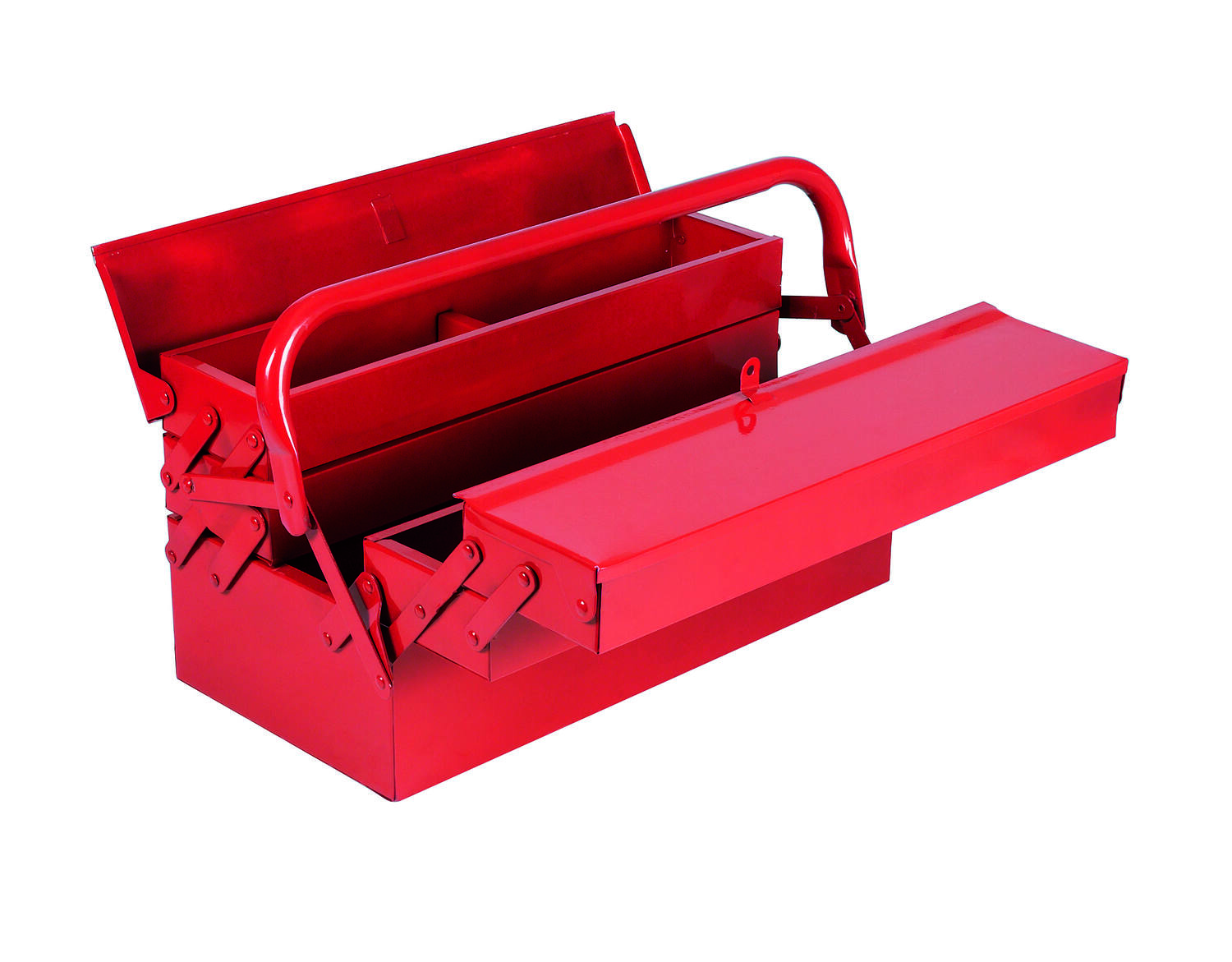 Boite à outils 5 cases en métal