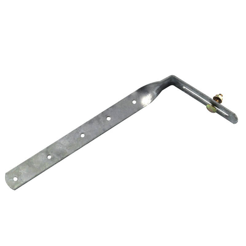 hampe galvanisée chantournée 335 mm avec visserie 6 x 25 mm - INTERPLAST