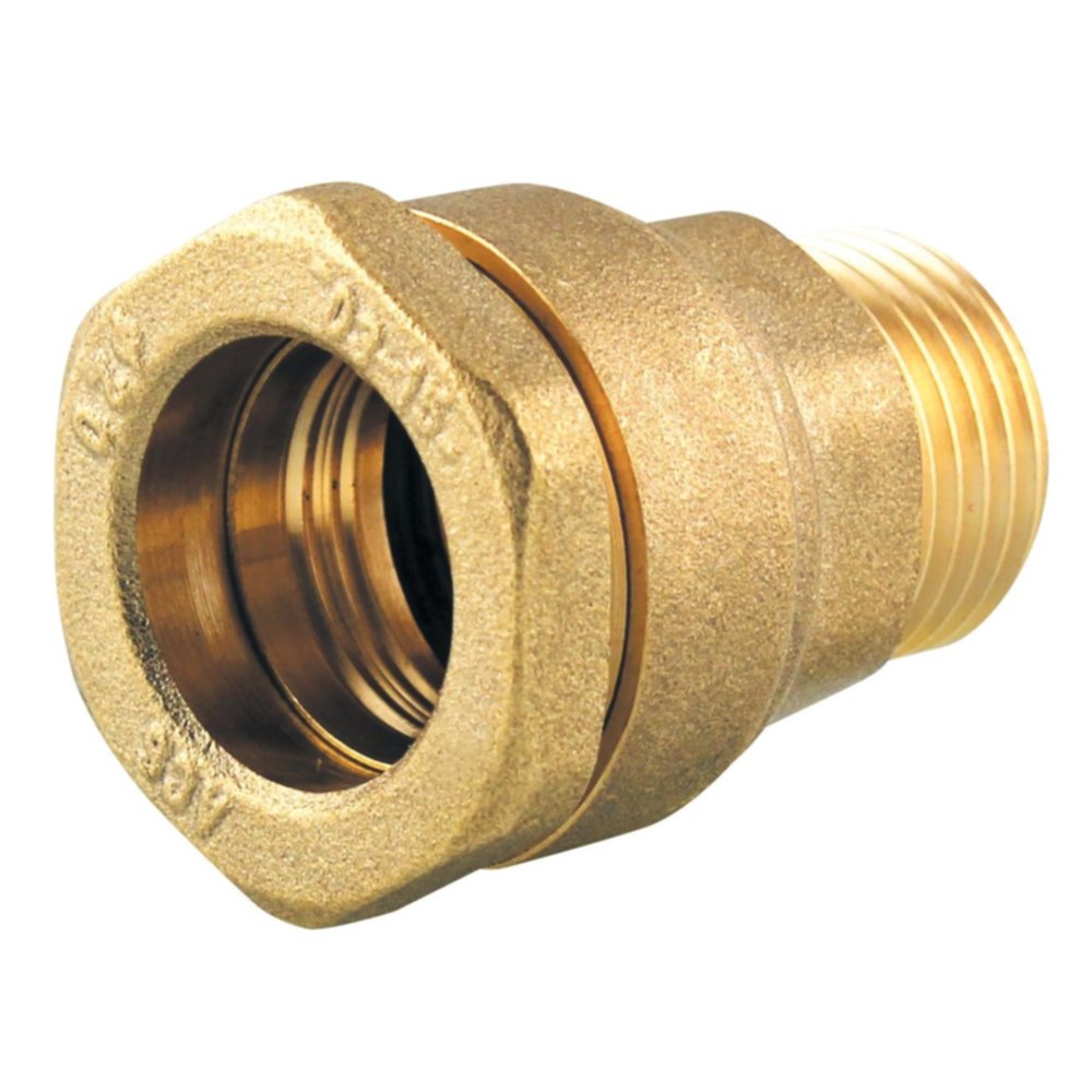 raccord laiton compression d20 male 1/2