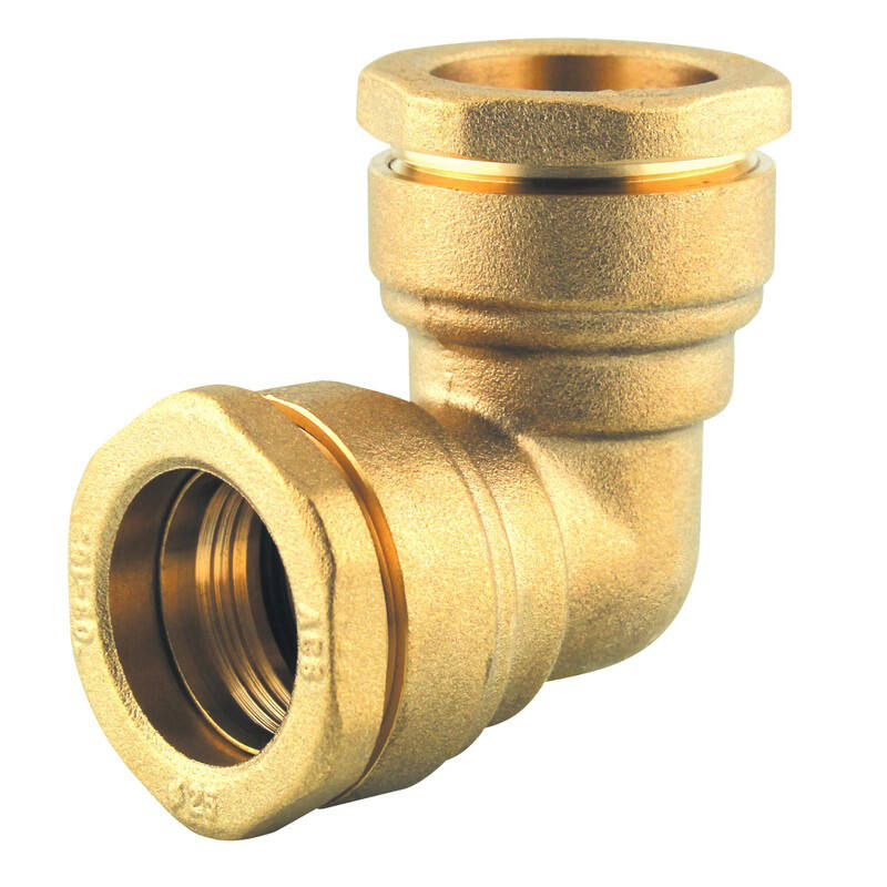 coude égal laiton compression d25