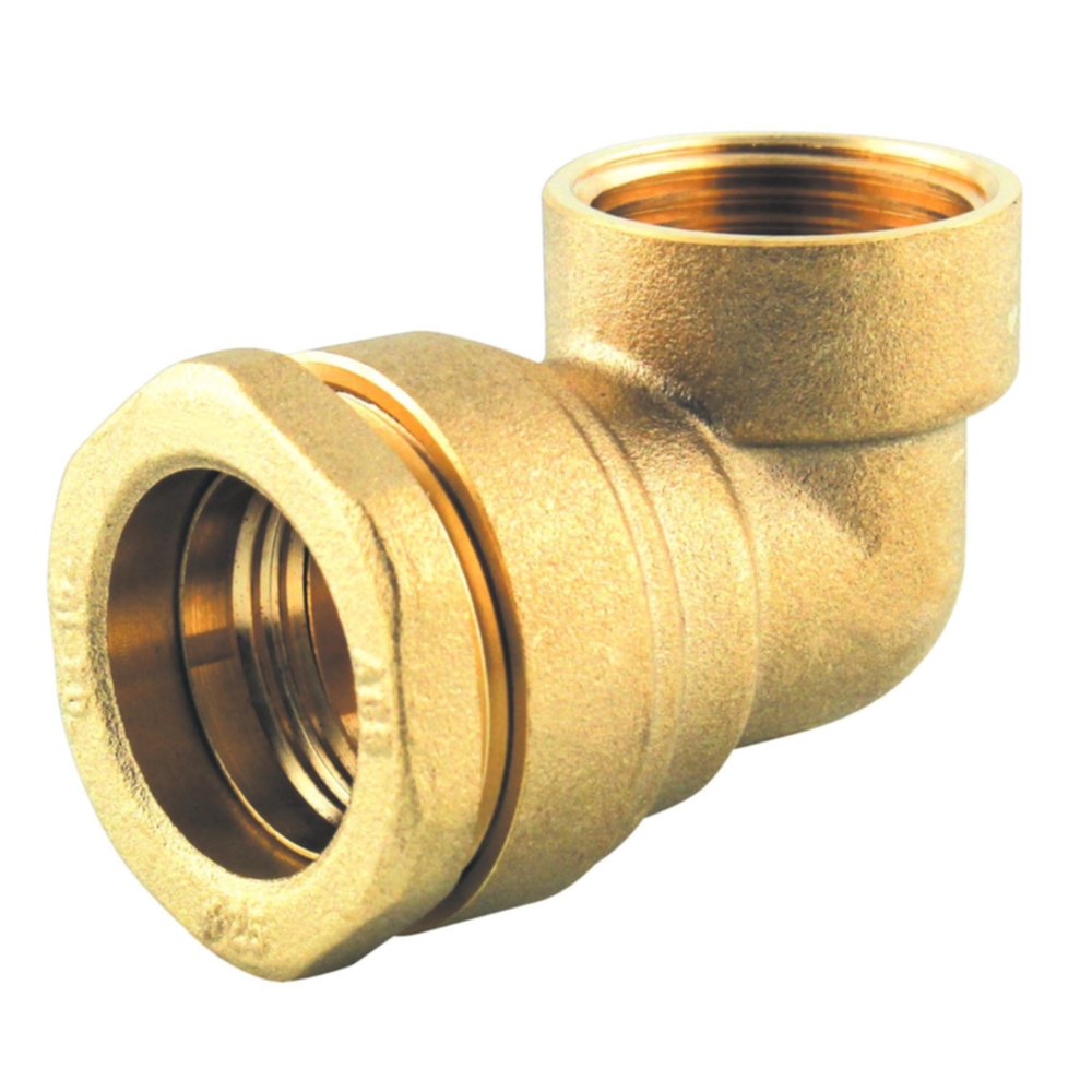 coude femelle laiton compression d25 femelle 3/4