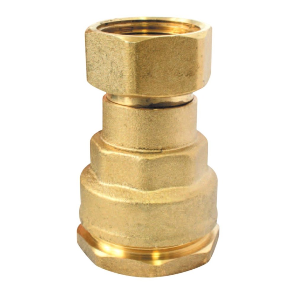 raccord droit écrou pris. laiton compression d25 femelle 3/4