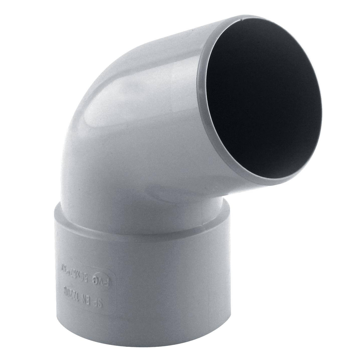 coude gouttière 67° mf pvc 50 gris - INTERPLAST