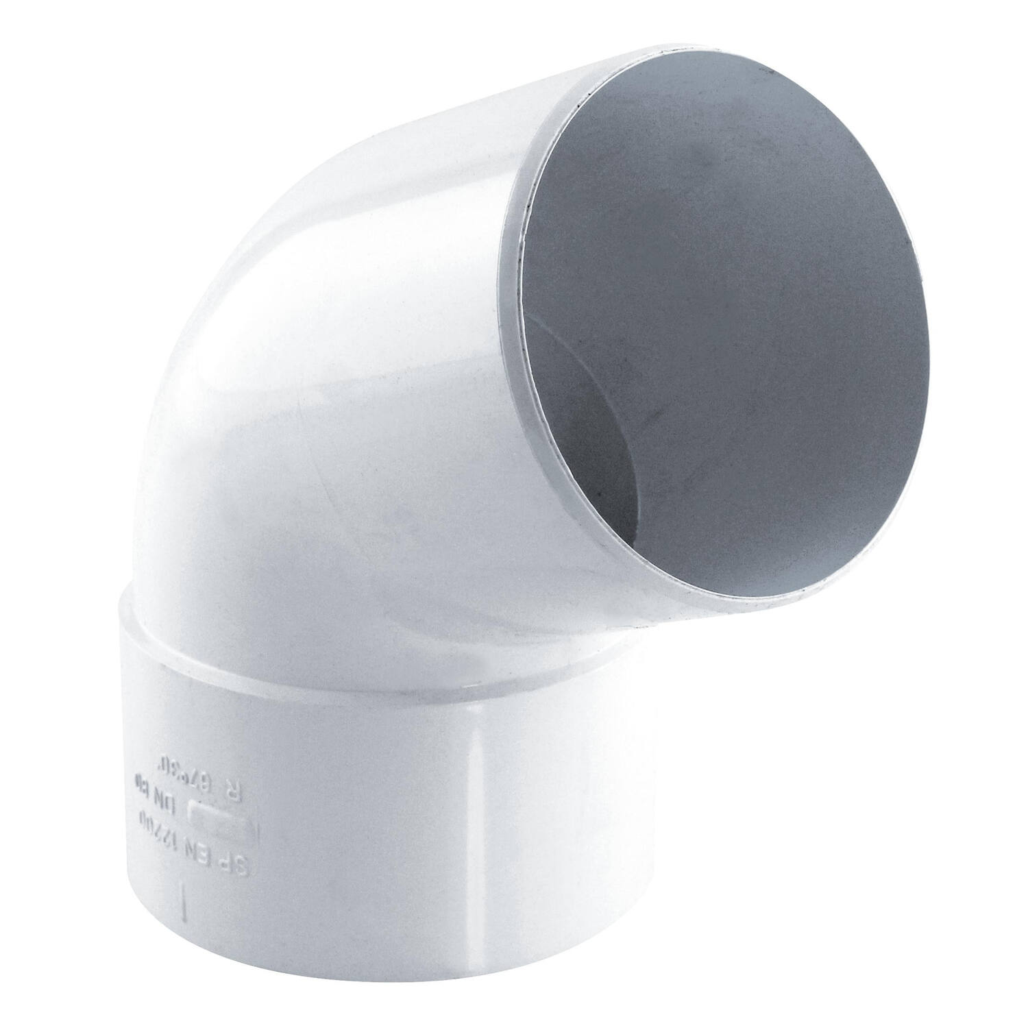 coude gouttière 67° mf pvc 80 blanc - INTERPLAST