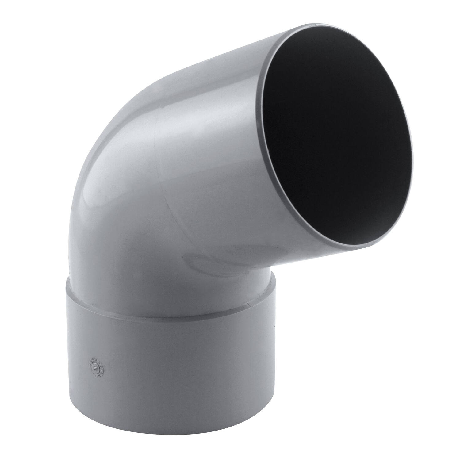 coude gouttière 67° mf pvc 100 gris - INTERPLAST