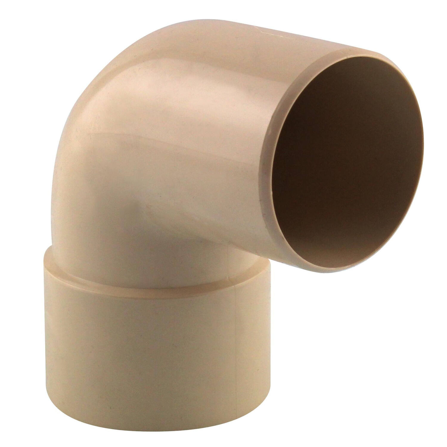 coude gouttière 87° mf pvc 50 sable - INTERPLAST