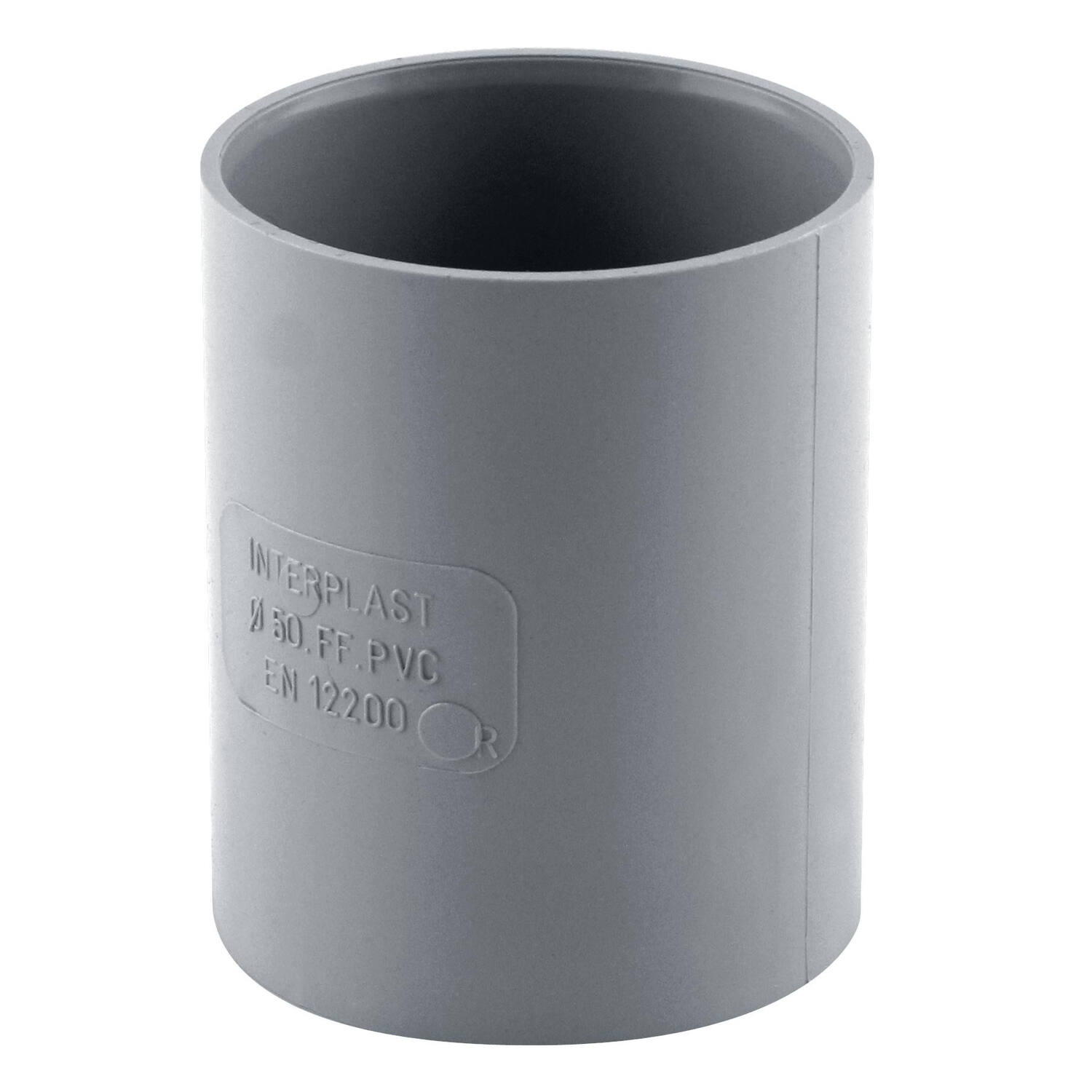 manchon gouttière ff pvc 50 gris - INTERPLAST