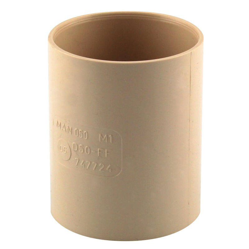 manchon gouttière ff pvc 50 sable - INTERPLAST