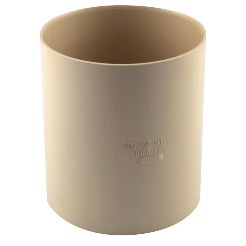 manchon gouttière ff pvc 100 sable - INTERPLAST