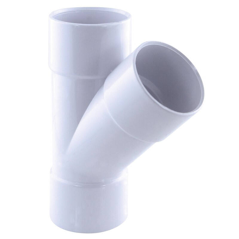 culotte pvc 45° ff ø 40 blanc - INTERPLAST