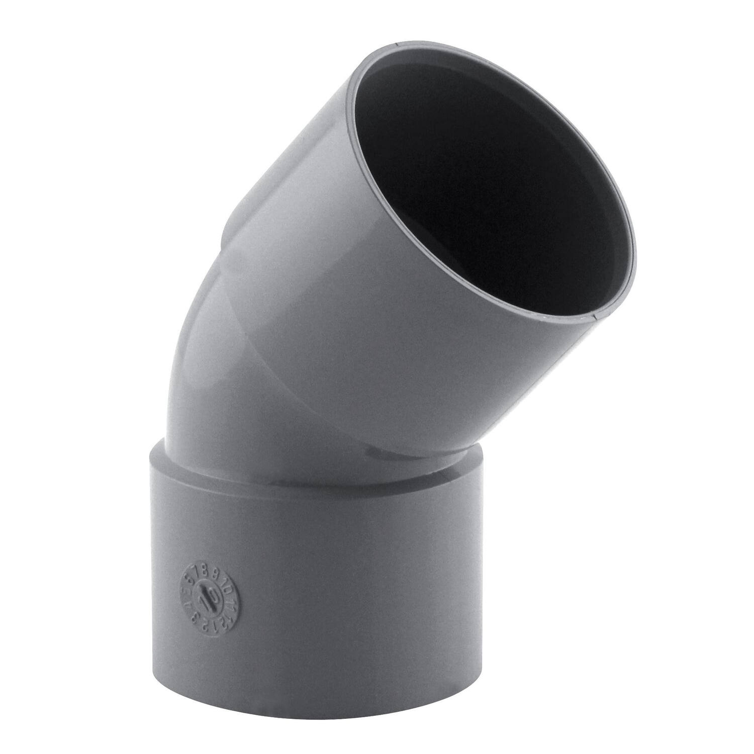 Coude pvc 45° ff ø 40 nfe-nfme - INTERPLAST