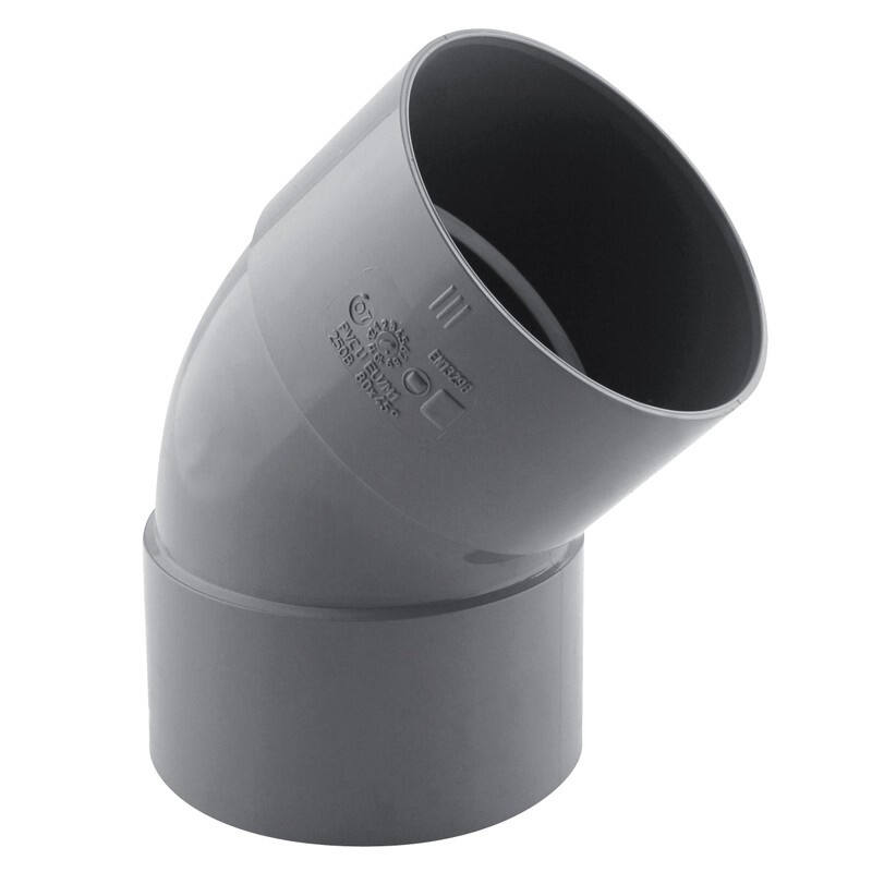 Coude pvc 45° ff ø 80 nfme - INTERPLAST