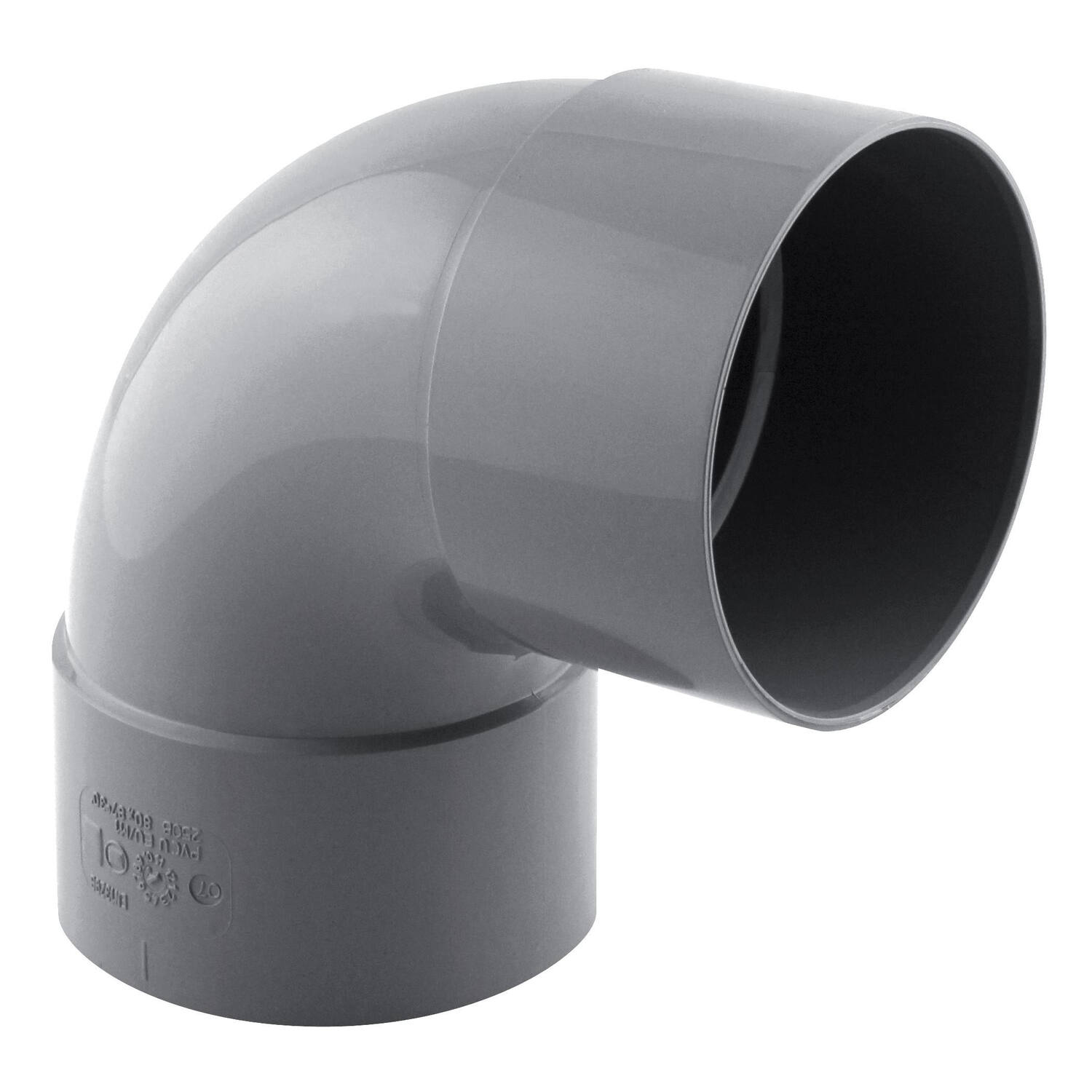 Coude pvc 87° ff ø 80 nfme - INTERPLAST