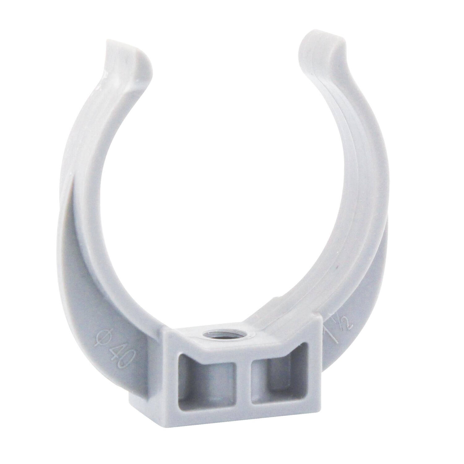 collier lyre pvc ø 40 blanc x 5 pces - INTERPLAST